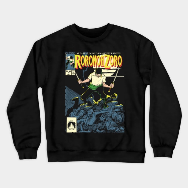 KAIZOKU GARI NO ZORO Crewneck Sweatshirt by BetMac